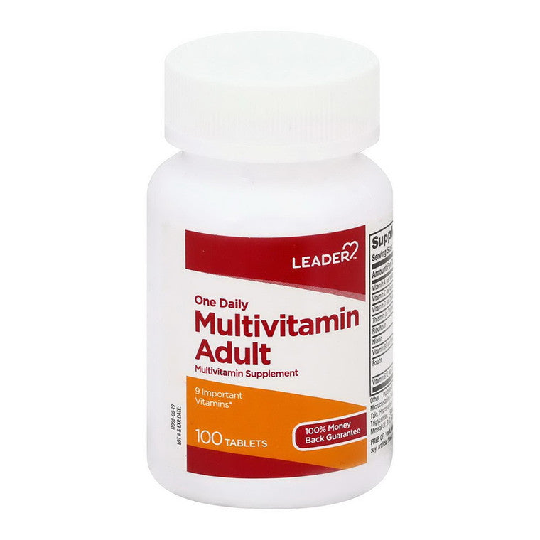 Leader Health Care Multivitamin, Adult, One Daily
