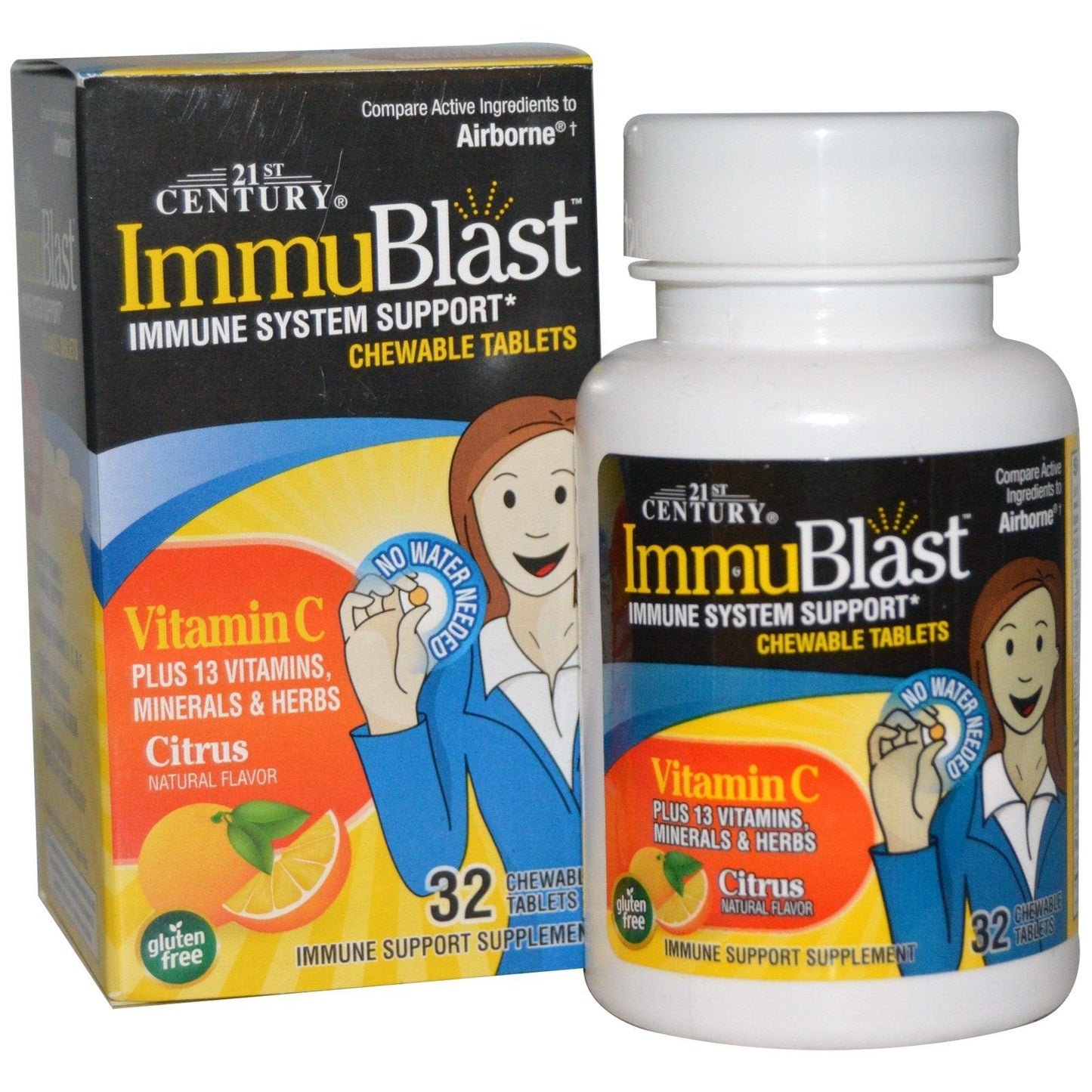 21st Century Immublast Chewable Tablets, Citrus