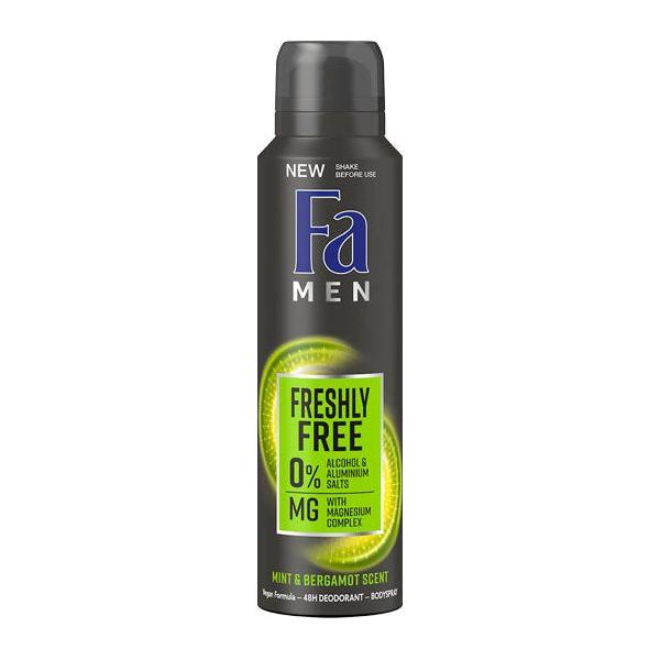 Fa Deodorant Spray with Mint and Bergamot Scent for Men - 150 ml - 5.07 Oz