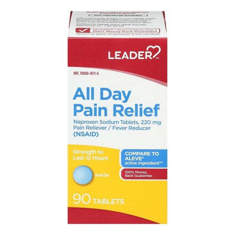 Leader Health Care All Day Pain Relief Tablets