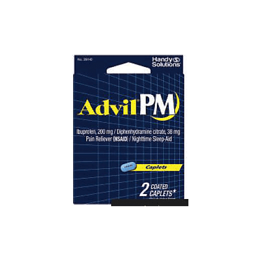 Handy Solutions Advil Pm, Caplets