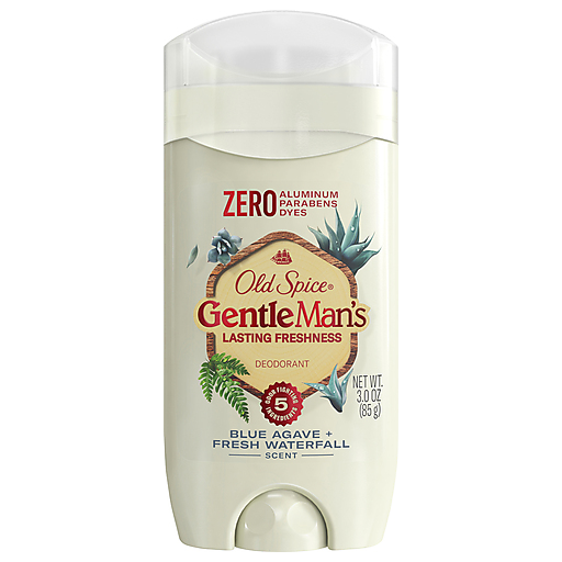 Old Spice Gentleman's Lasting Freshness Blue Agave + Fresh Waterfall Scent Deodorant, 3.0 Oz