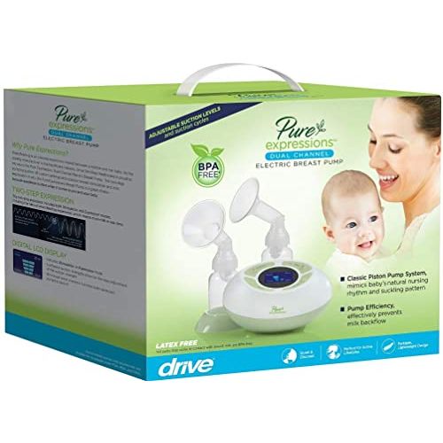 Drive Medical Pure Expressions Economy Dual Channel Electric Breast Pump