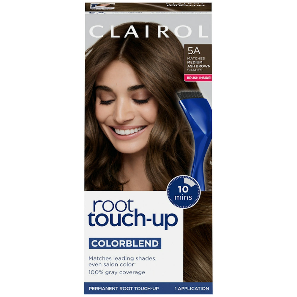 Clairol Permanent Hair Color, Medium Ash Brown 5 A, Root Touch Up