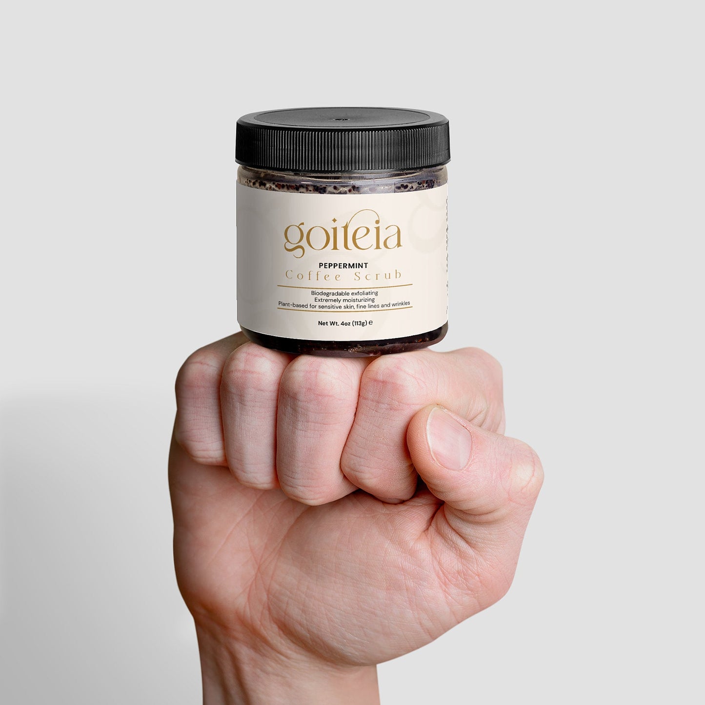 Goiteia Peppermint Coffee Scrub 4 oz (113g)