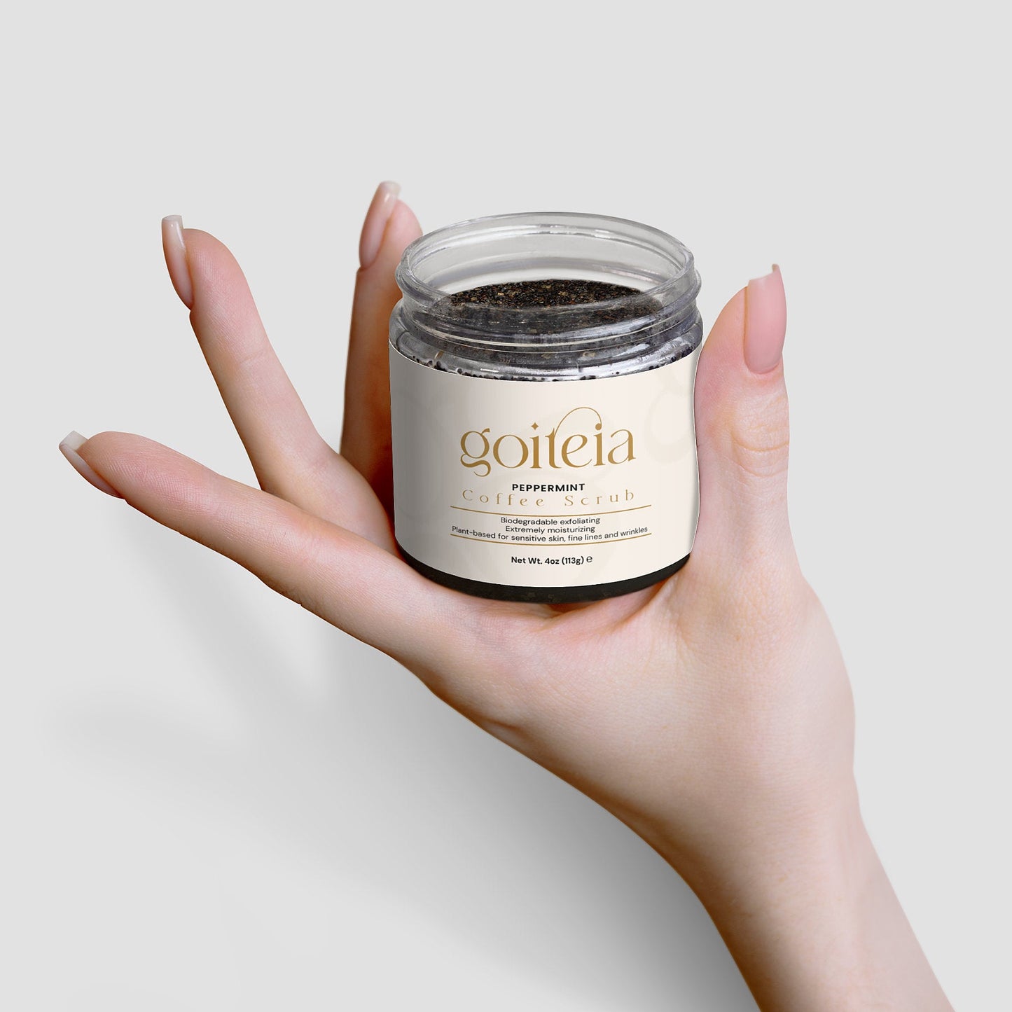 Goiteia Peppermint Coffee Scrub 4 oz (113g)