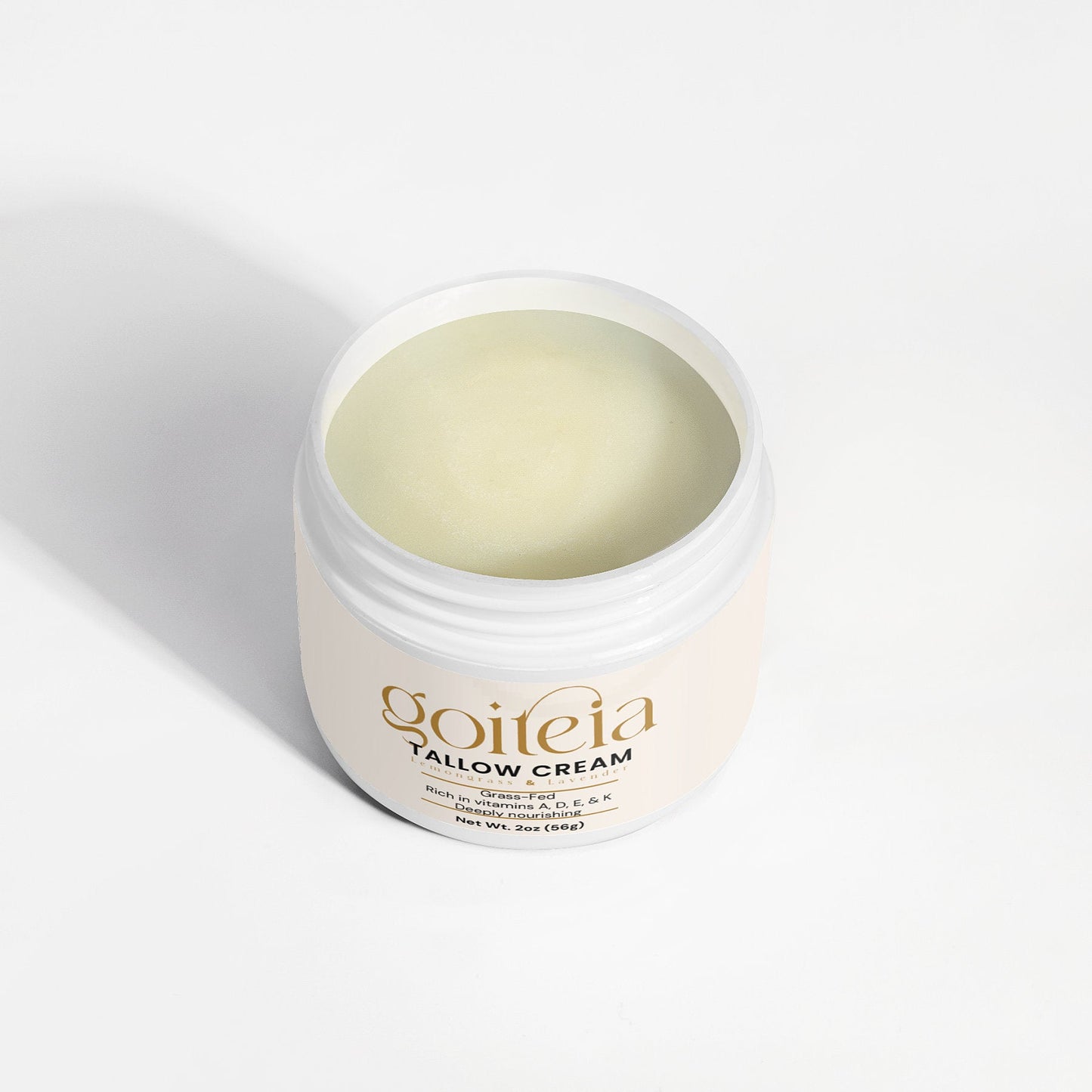 Goiteia Tallow Cream Lemongrass & Lavender 2 oz (56g)
