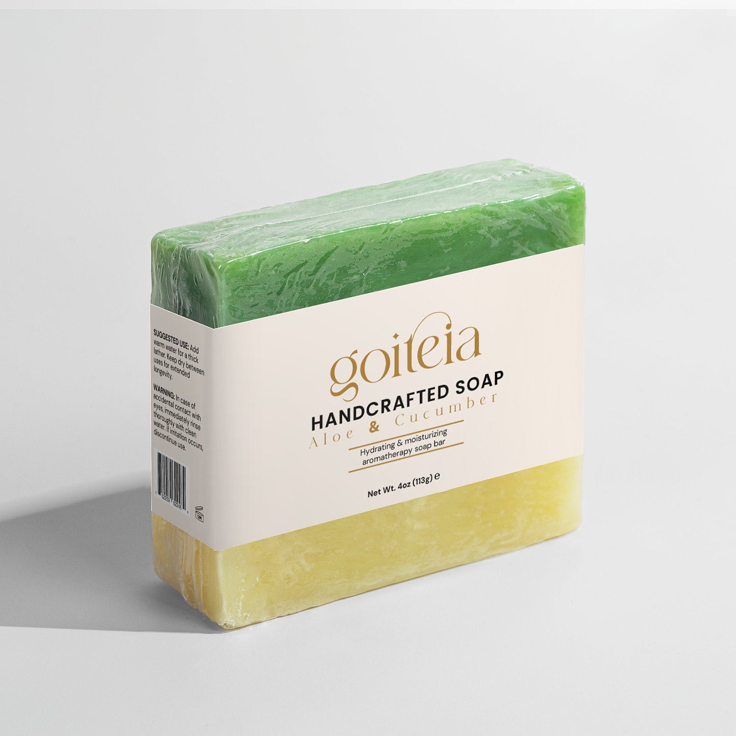 Goiteia Aloe & Cool Cucumber Soap 4 oz (113g) - Osadia Concept Store
