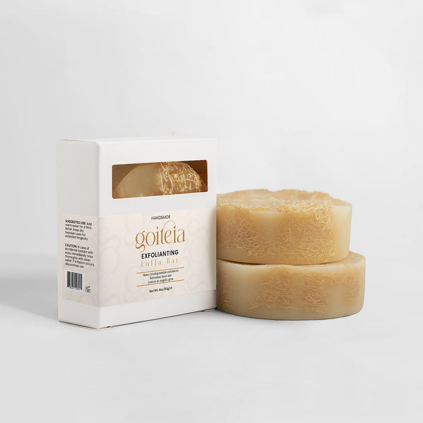 Goiteia Exfoliating Luffa Bar 4 oz (113g)