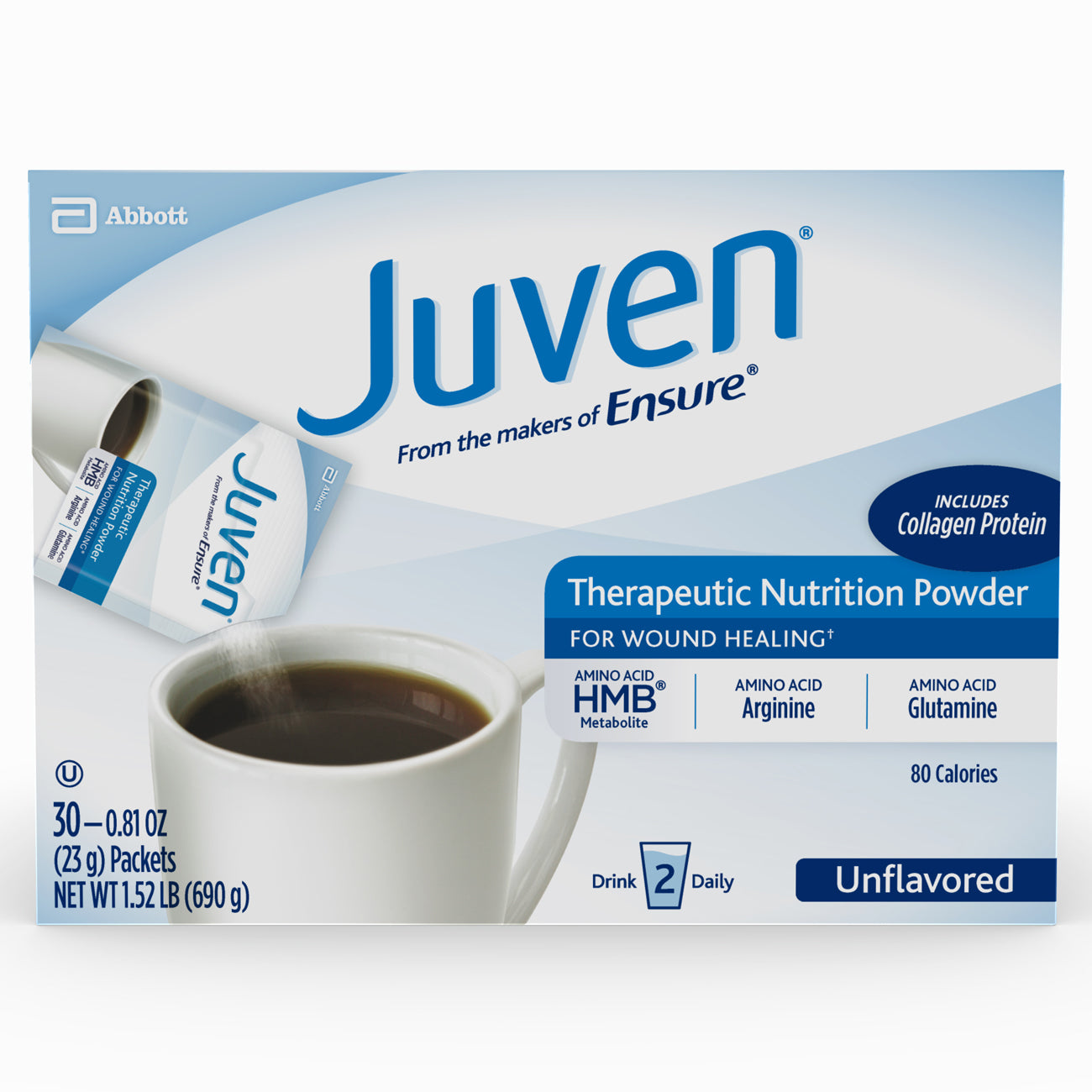 Abbott Juven Therapeutic Nutrition Drink Mix Powder For Wound Healing Support