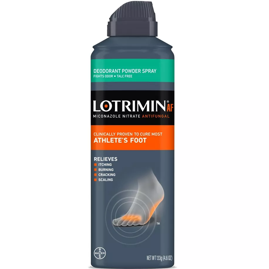 Lotrimin Ultra Antifungal Spray Deodorant Powder Athlete's Foot Treatment - 4.6oz
