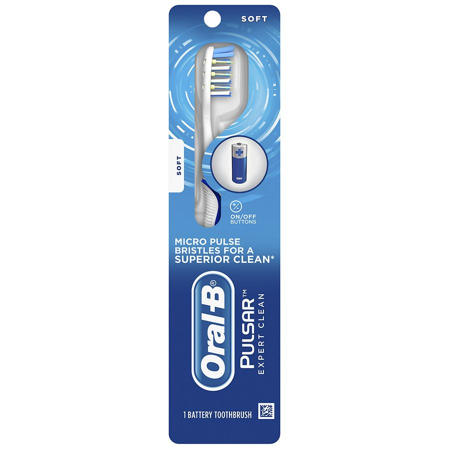 Oral-B Pulsar Expert Clean Battery Powered Toothbrush - Soft