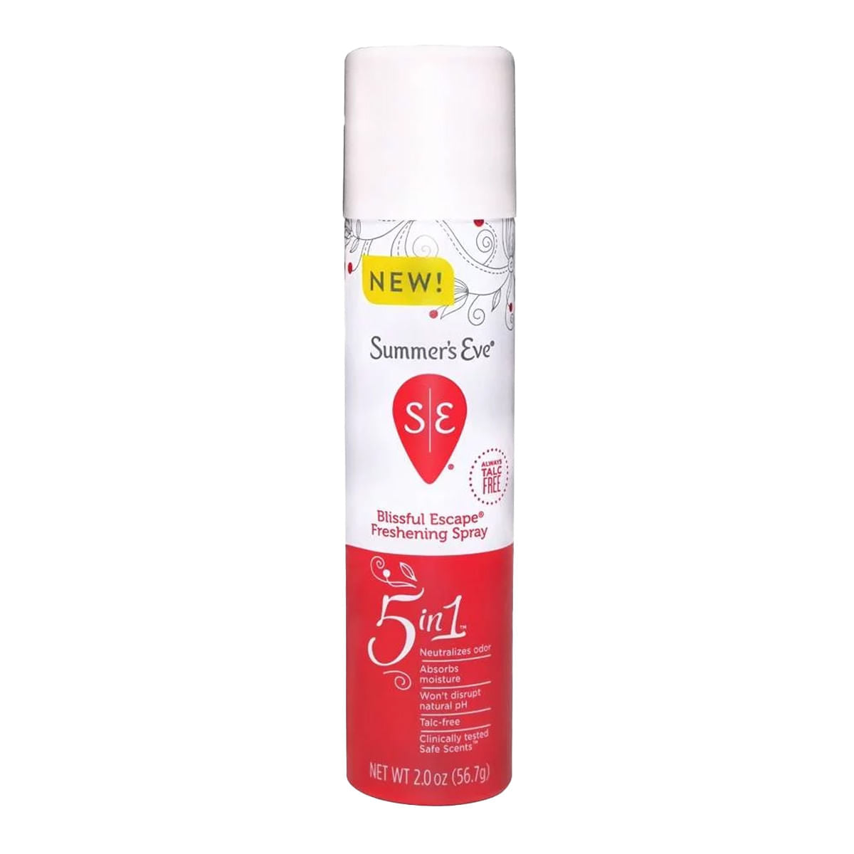 Summer's Eve Refreshing Spray, Daily, 5 In 1, Blissful Escape