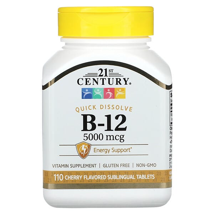 21st Century Sublingual Vitamin B-12 5000 Mcg Tablets