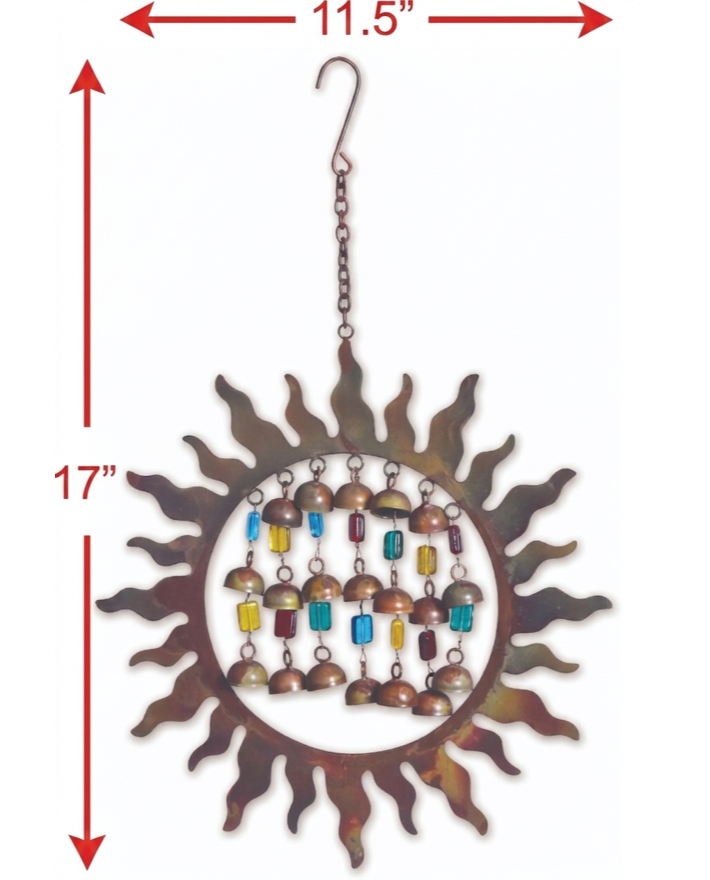 Sun with Beads Hanging Buddy