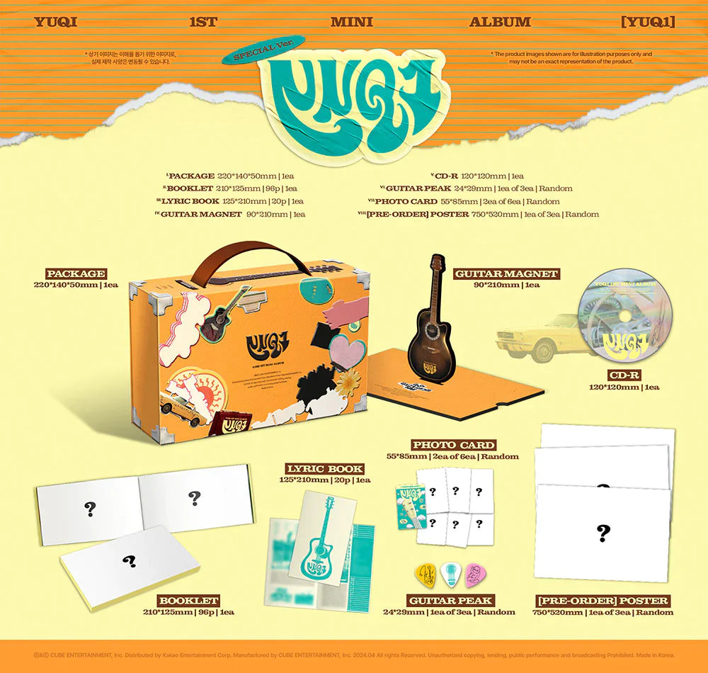 YUQI (G)I-DLE 1st Mini Album - Yuq1 (Special Ver.)