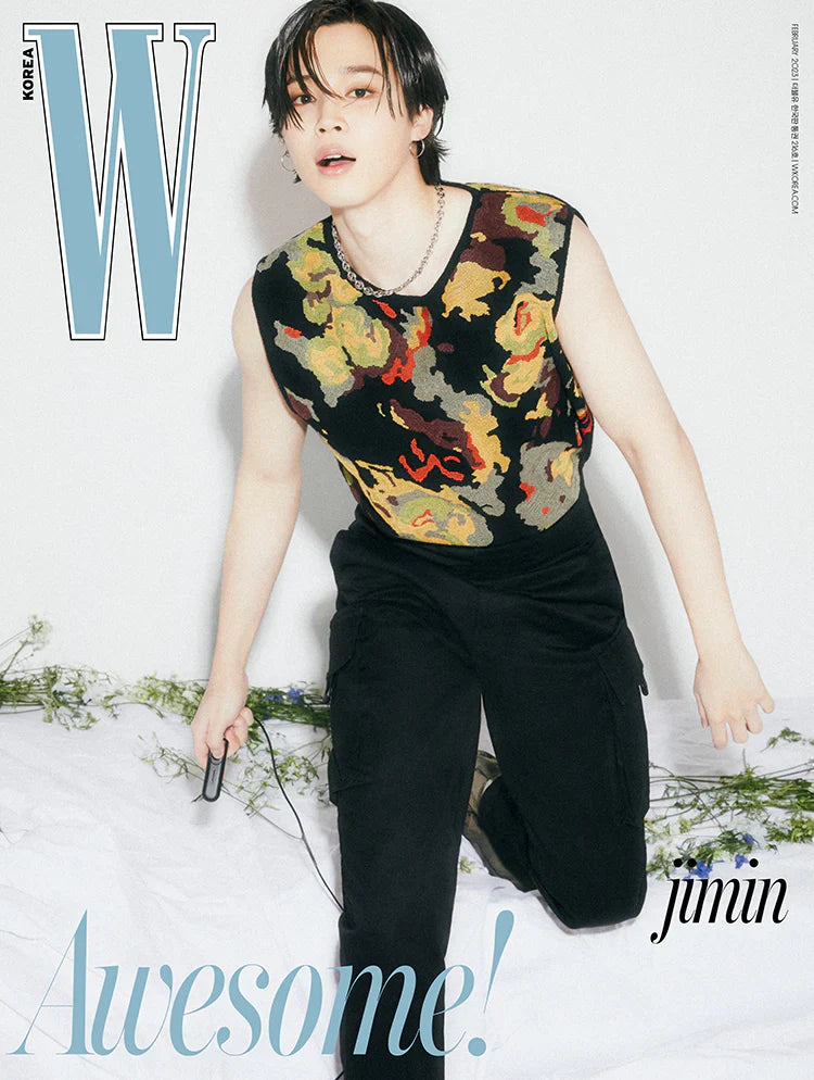 BTS Jimin On W Korea Magazine Cover (2023 Vol.2 Issue)