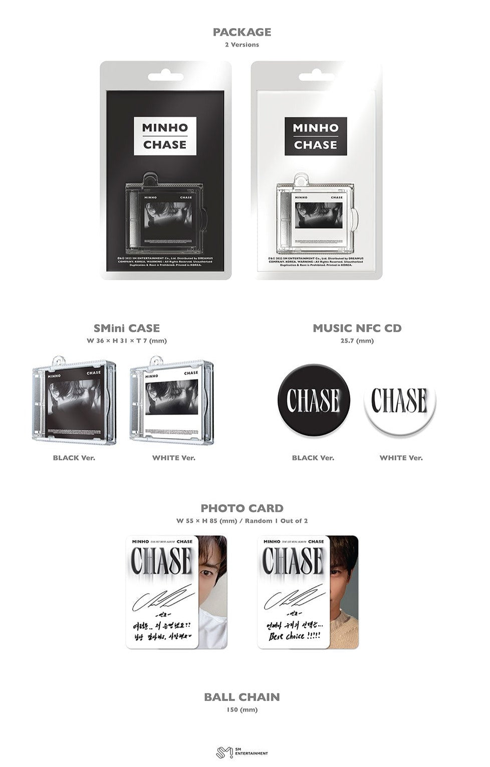 SHINee Minho 1st Mini Album - Chase (Smini Version)