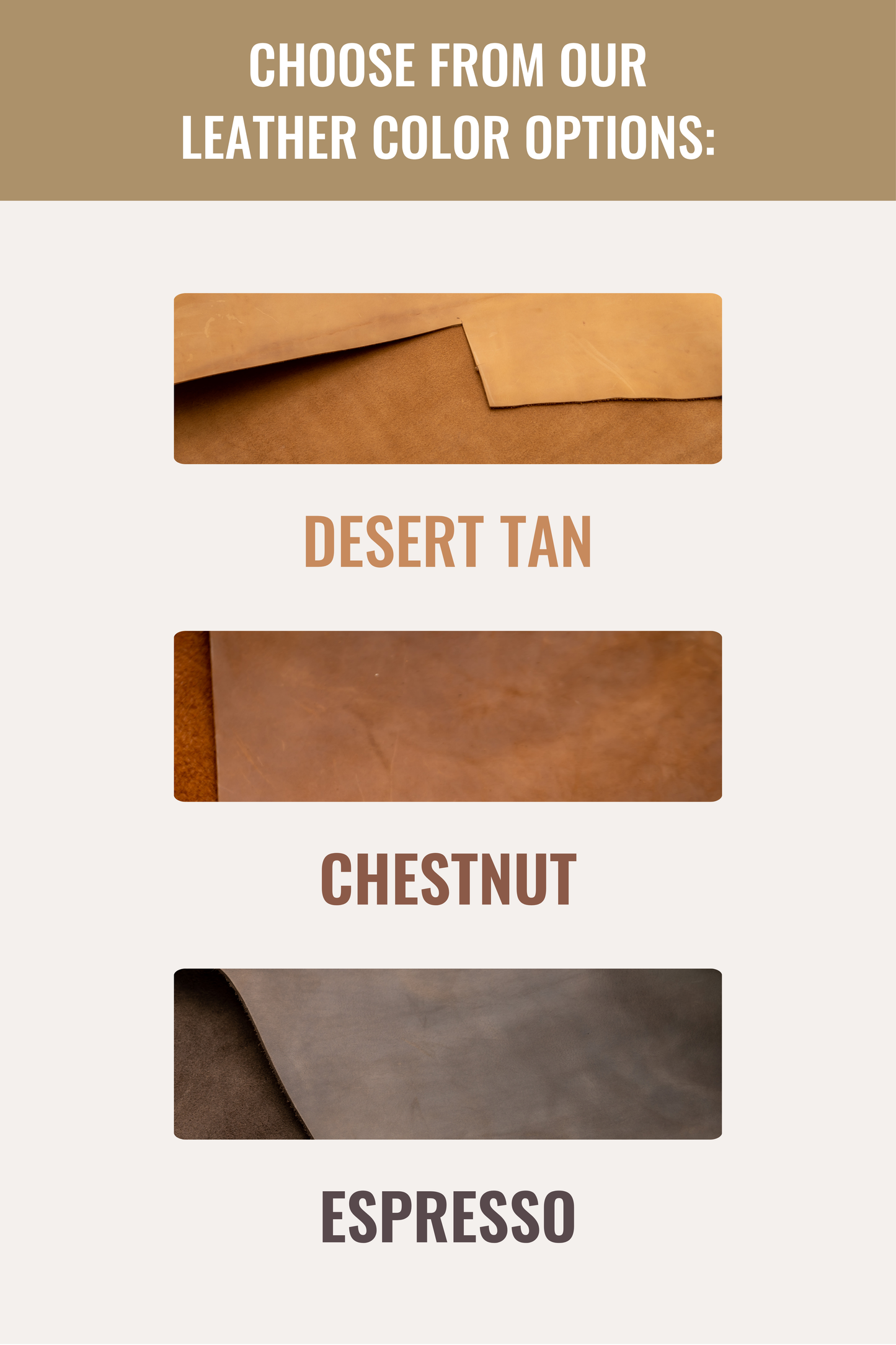 Leather Cord Keepers | set of 3