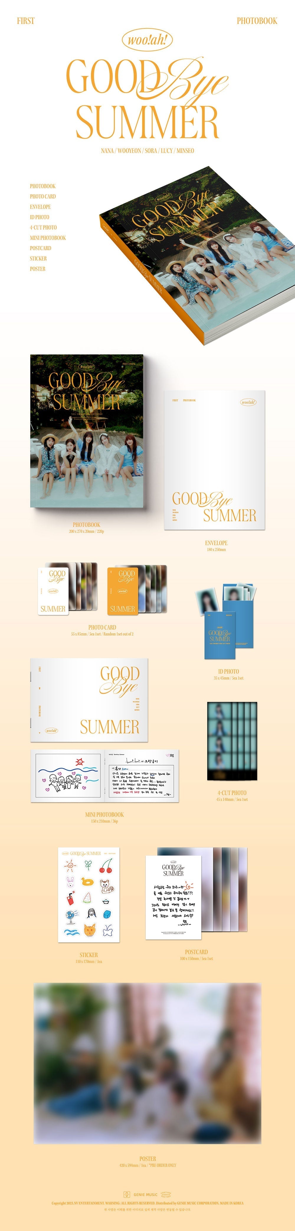 Woo!Ah! 1st Photo Book - Goodbye Summer