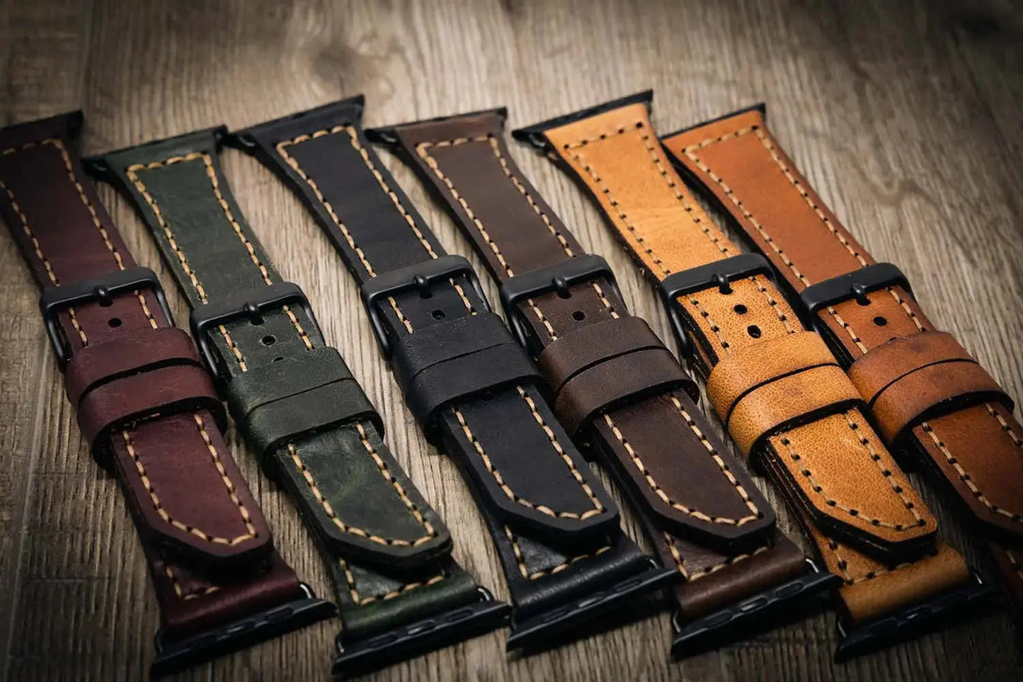 Apple Watch Leather Band - Walnut Brown