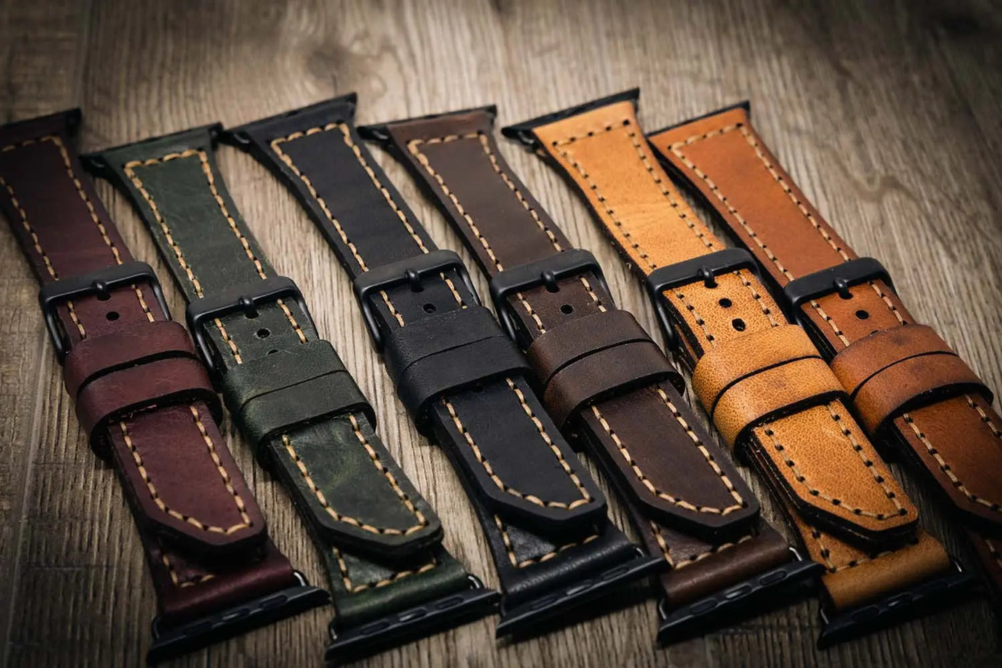 Apple Watch Leather Band - Chestnut Brown