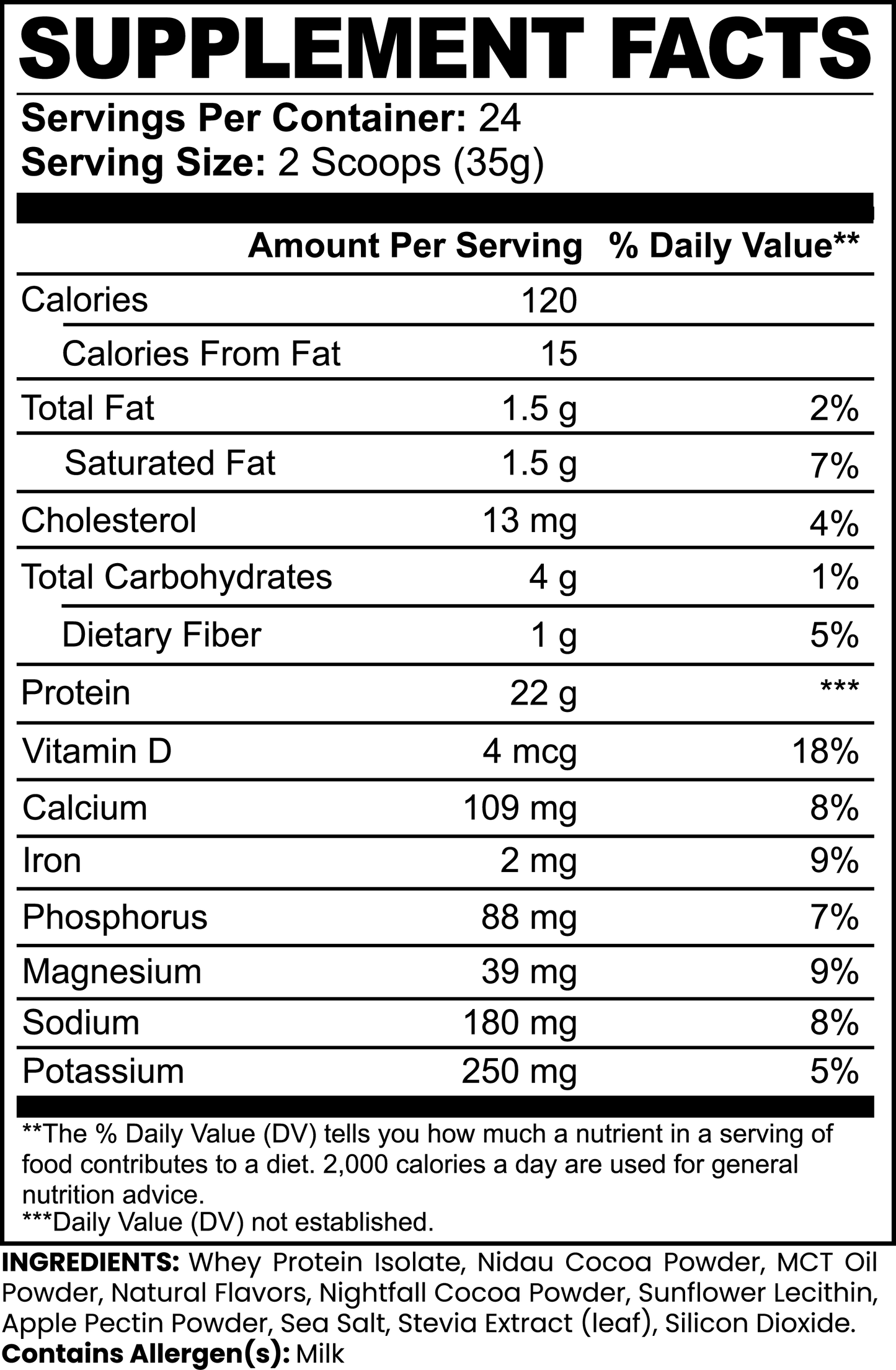 Goiteia Advanced 100% Whey Protein Isolate (Chocolate) 29.60 oz./839 g - Osadia Concept Store
