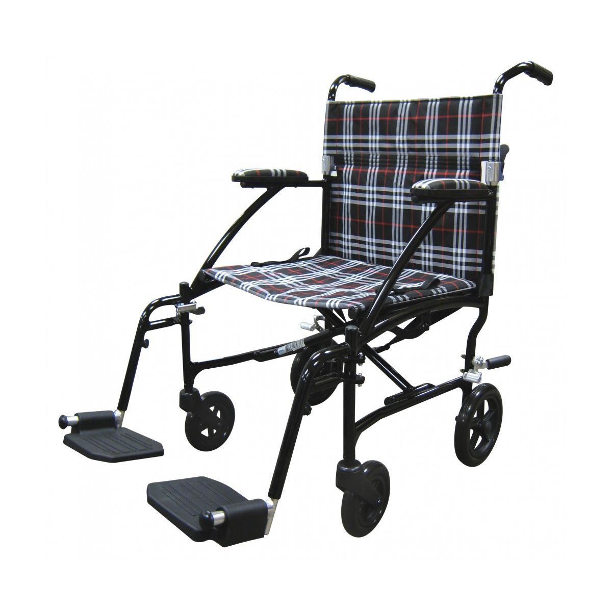 Drive Medical Fly Lite Ultra Lightweight Transport Wheelchair, Black