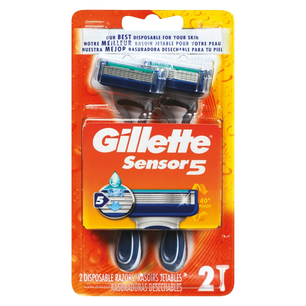 Gillette Sensor Mens Disposable Razors