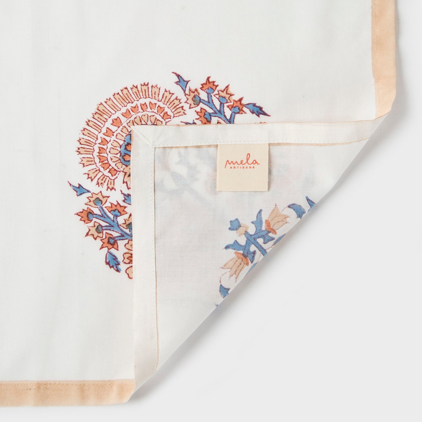 Saffra Hand Block Printed Napkins Set of 4