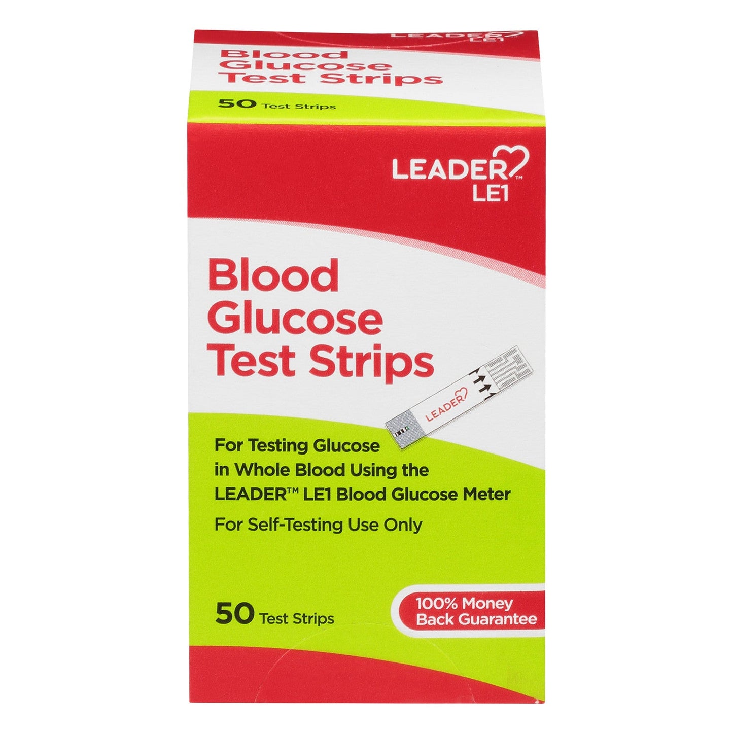 Leader Blood Glucose Test Strips