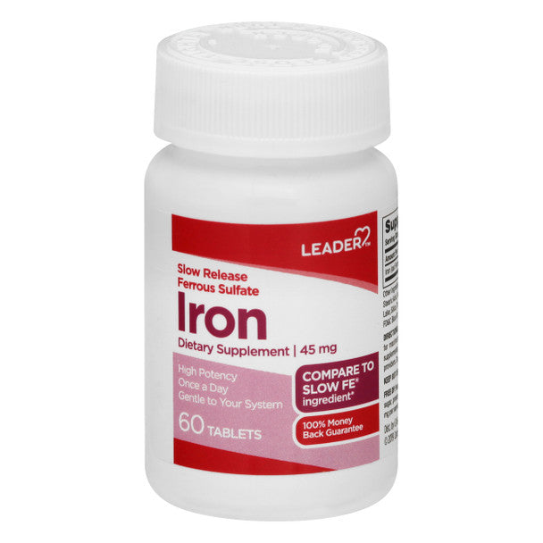 Leader Slow Iron 45mg Tablets