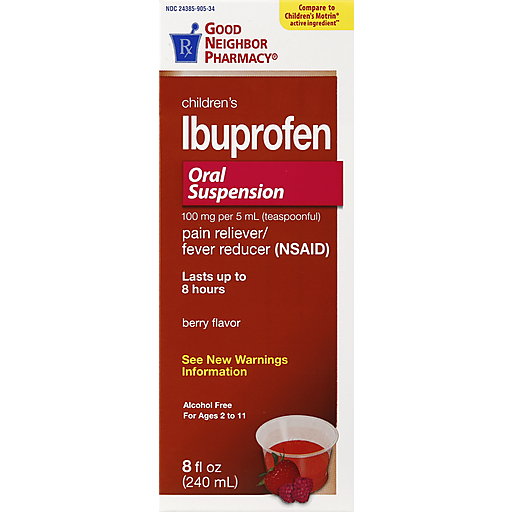 Good Neighbor Pharmacy GNP Ibuprofen Child Suspension Berry 8 Oz