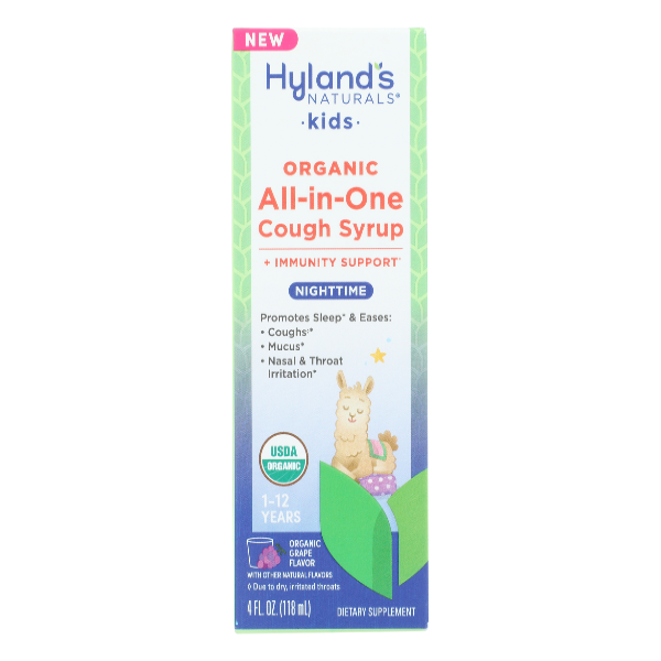 Hyland's Kids All-in-One Cough Syrup Organic Nighttime