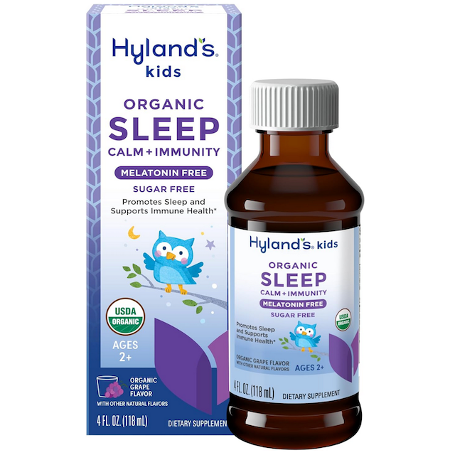 Hyland's Kids Organic Sleep Clam + Immunity Melatonin Free Liquid