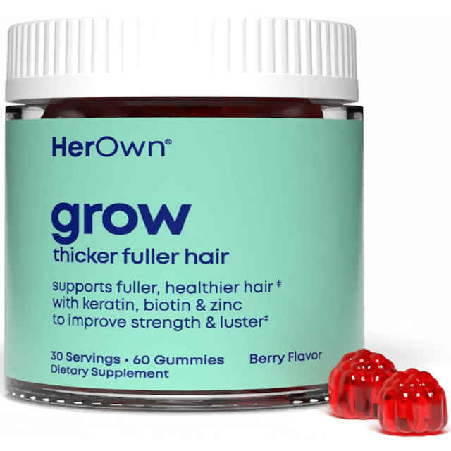 Her Own Grow Gummies, Promotes Thicker Hair 60 Gummies