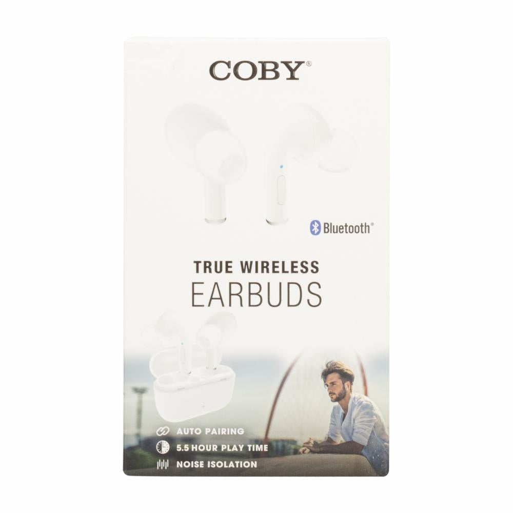 Coby 516 True Wireless Earbuds COBY-CETW516WHT Color: White