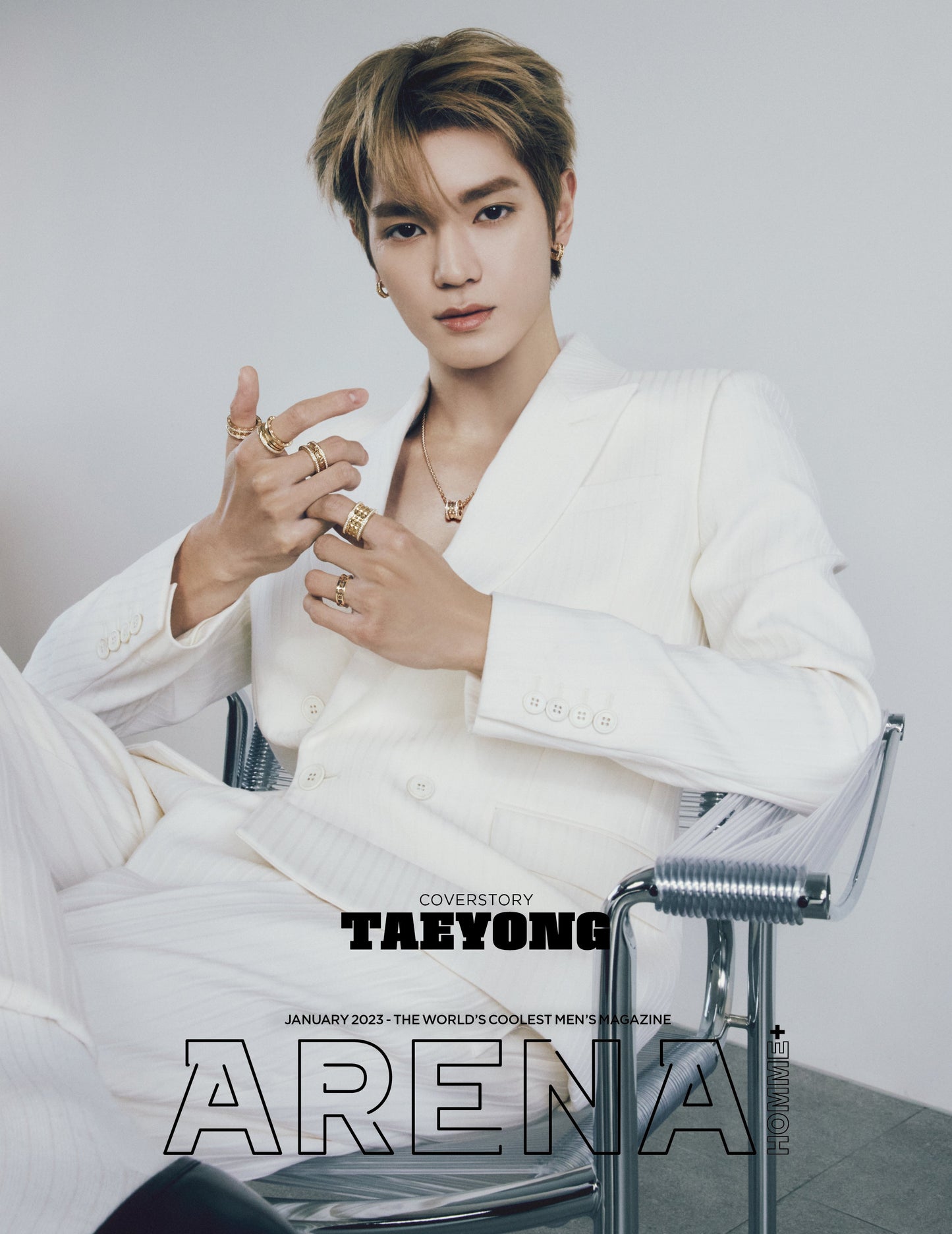 NCT Taeyong On Arena Magazine 2023 Cover (Jan 2023 Issue)