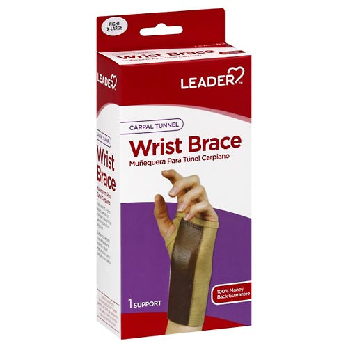Leader Cardinal Health Carpal Tunnel Wrist Support, Right Hand