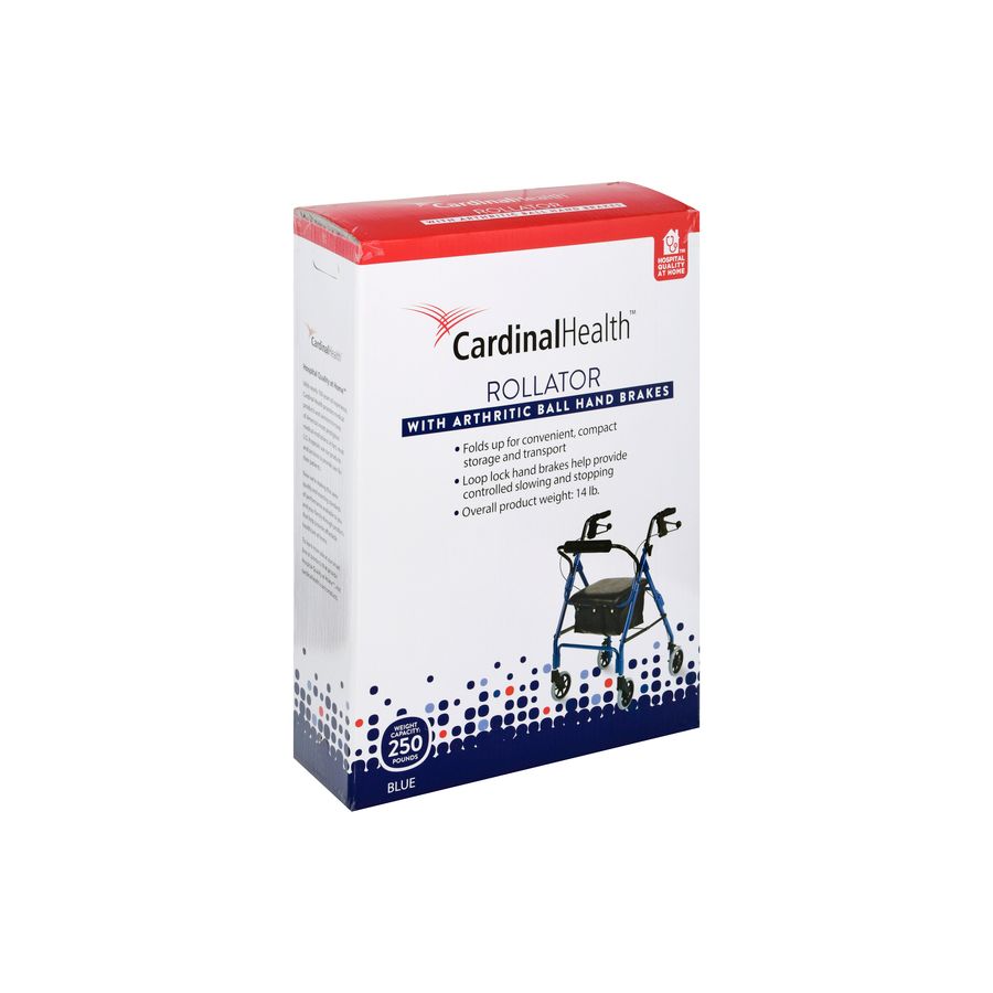 Cardinal Health Rollator, Blue