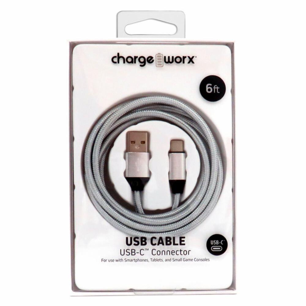 Charge Worxs Cable De Carga Tipo C A Tipo C WORX 6 Ft