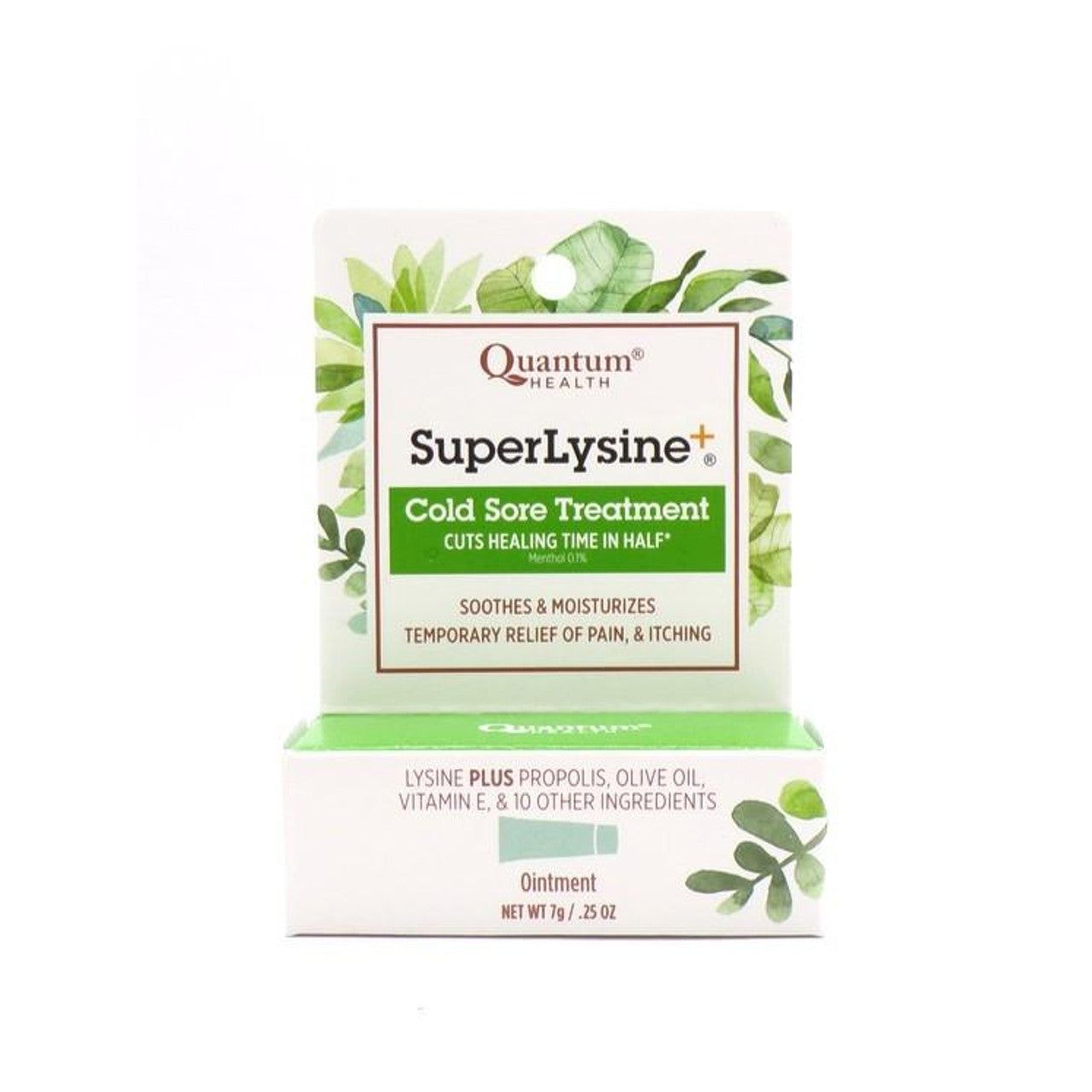 Quantum Super Lysine Plus Cold Sore Treatment Cream - 0.25 Oz