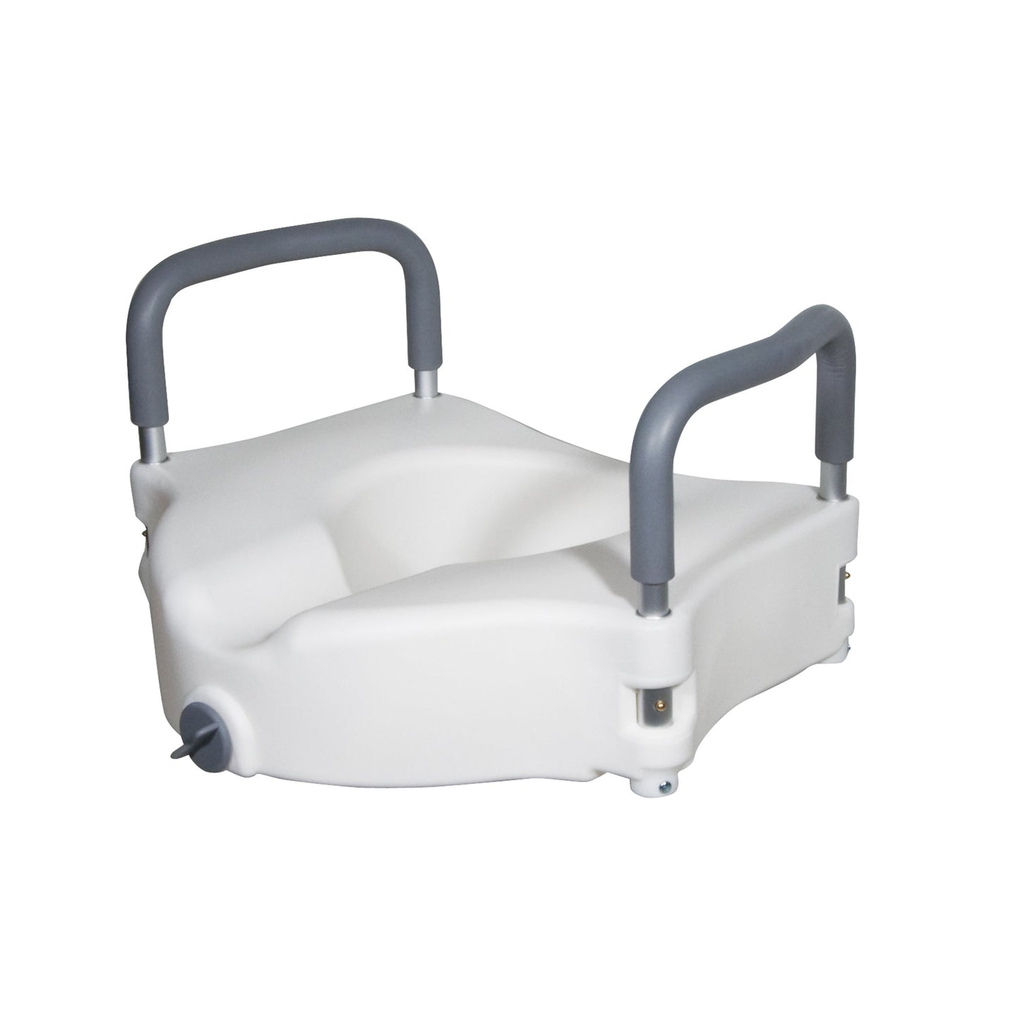 Drive Medical Elevated Raised Toilet Seat With Removable Padded Arms