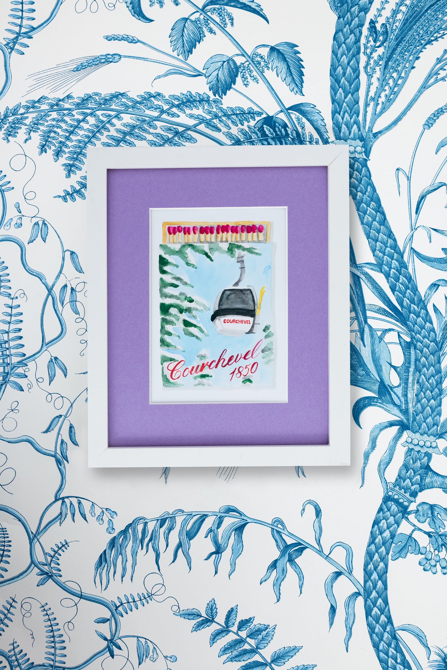 Courchevel Matchbook Art Print - Osadia Concept Store