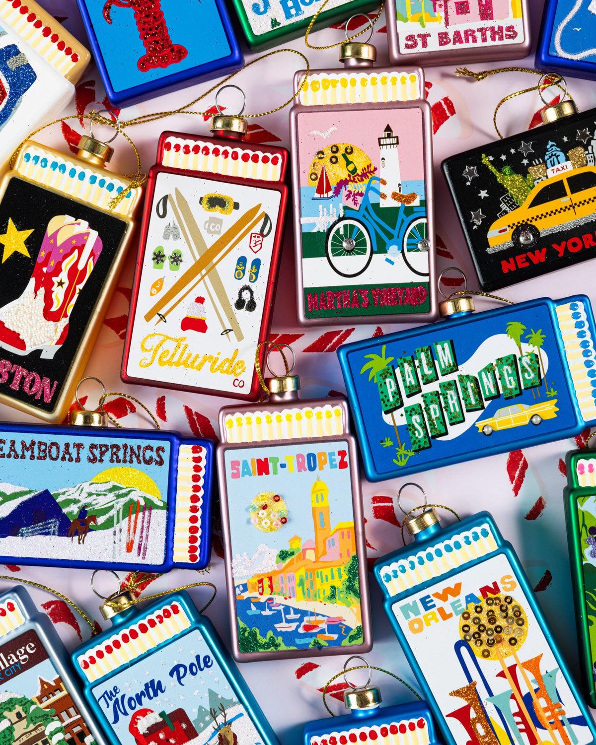Matchbook Ornament - Martha's Vineyard