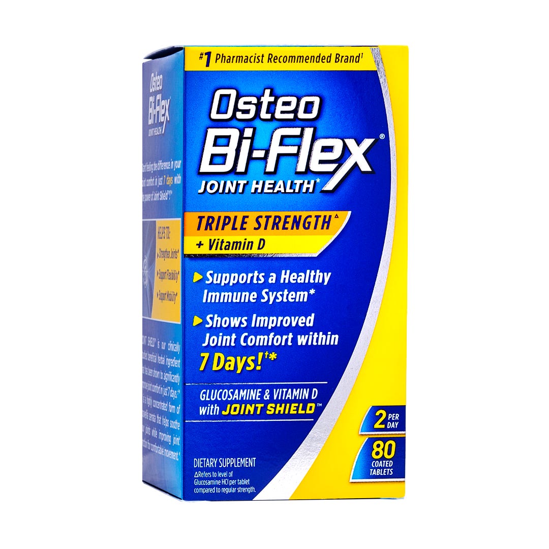 Osteo Bi-Flex Joint Health Triple Strength + Vitamin D Coated Tablets Dietary Supplement
