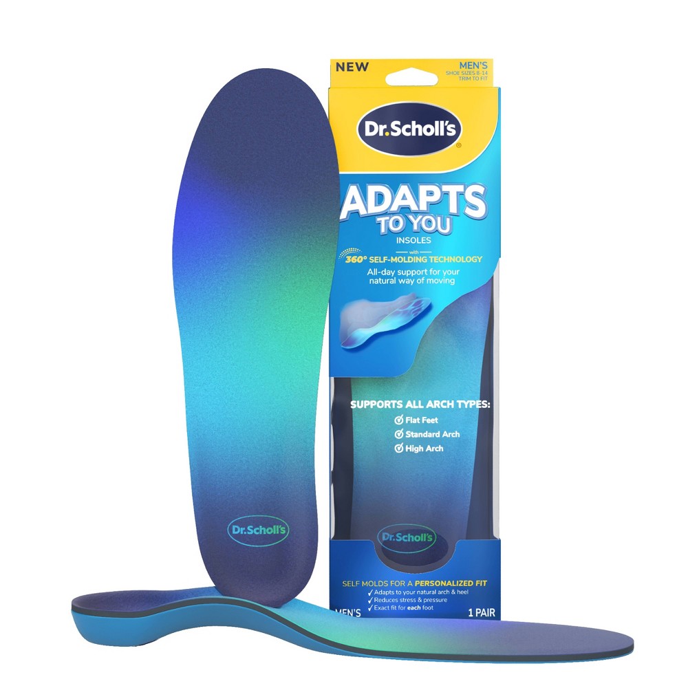 Dr. Scholl's Adapt To You Men's Insole - 1 Pair