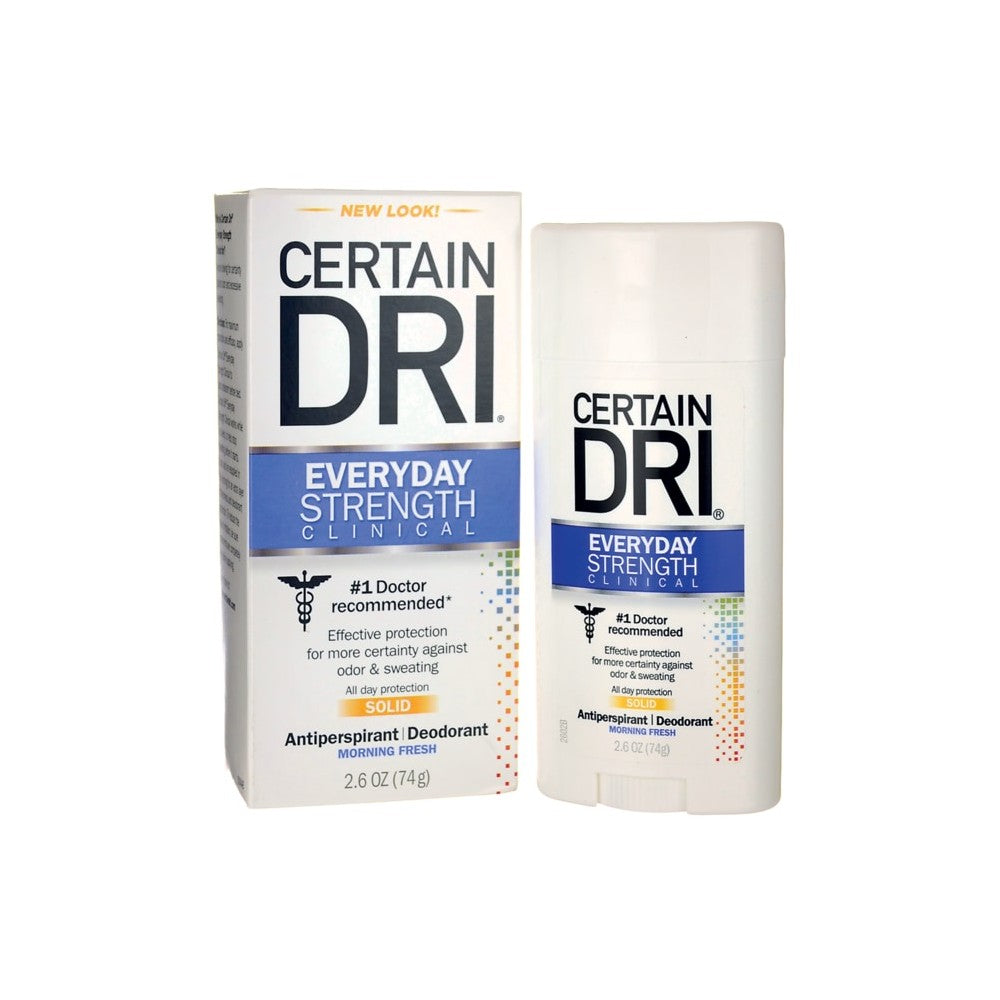 Certain Dri Everyday Strength Clinical Solid Morning Fresh Antiperspirant Deodorant 2.6 Oz