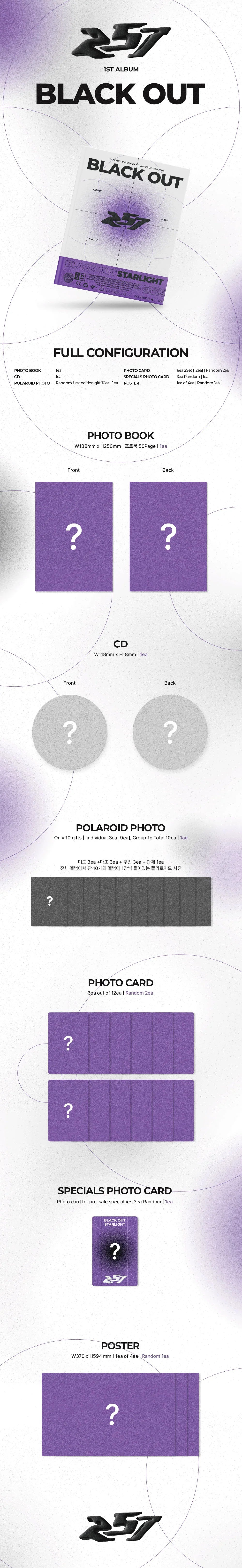 257 1st Album - Black Out