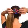 Hacienda Striped Multicolor Scrunchie - Guatemala